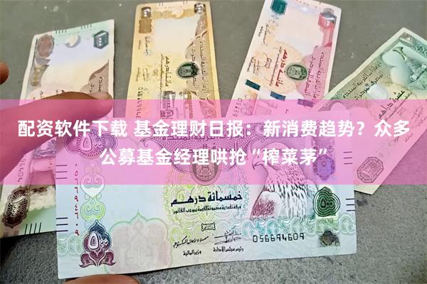 配资软件下载 基金理财日报：新消费趋势？众多公募基金经理哄抢“榨菜茅”