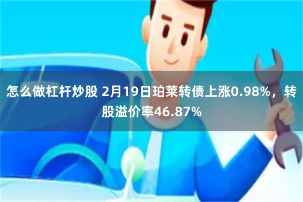 怎么做杠杆炒股 2月19日珀莱转债上涨0.98%，转股溢价率46.87%