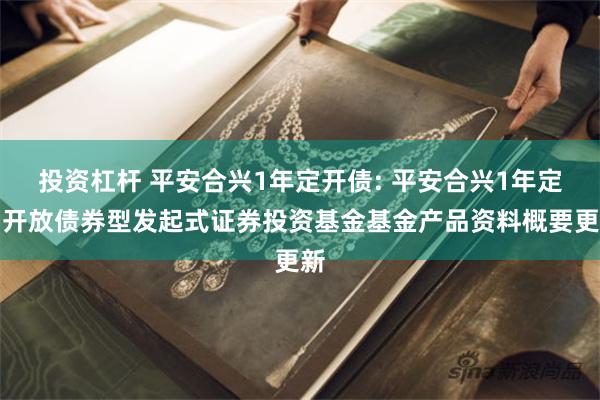 投资杠杆 平安合兴1年定开债: 平安合兴1年定期开放债券型发起式证券投资基金基金产品资料概要更新