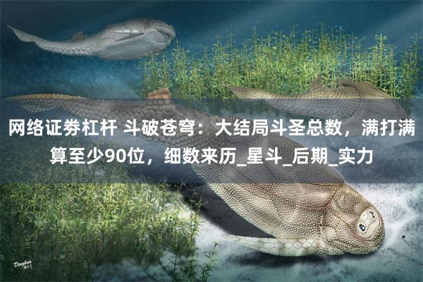 网络证劵杠杆 斗破苍穹：大结局斗圣总数，满打满算至少90位，