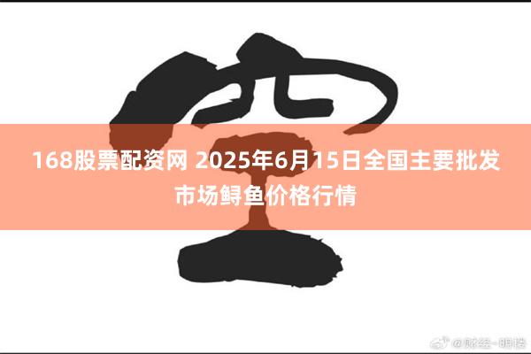 168股票配资网 2025年6月15日全国主要批发市场鲟鱼价