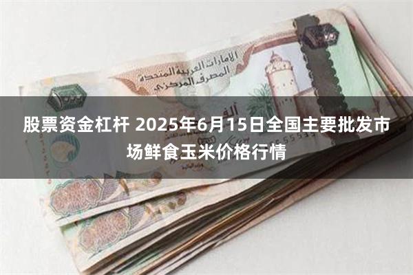股票资金杠杆 2025年6月15日全国主要批发市场鲜食玉米价