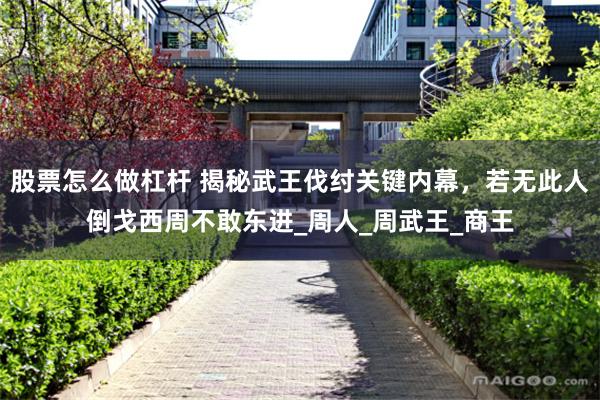 股票怎么做杠杆 揭秘武王伐纣关键内幕，若无此人倒戈西周不敢东